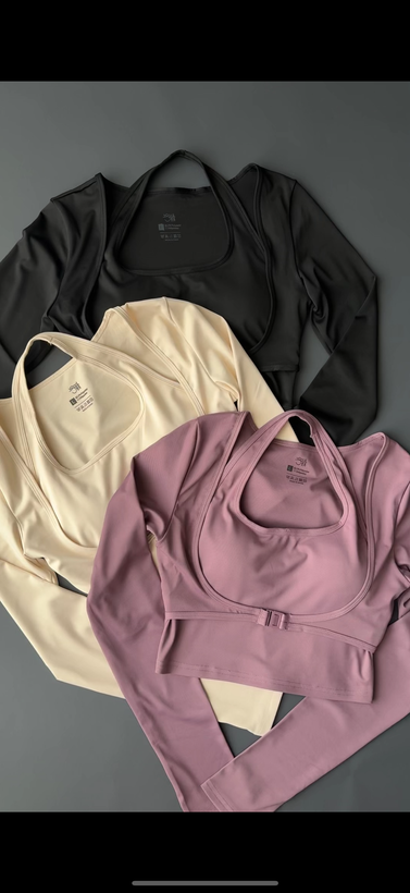 کراپ آستین بلند کد 005